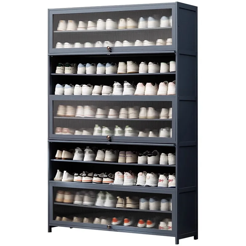 

Shoe cabinet, shoe rack at home door, multi-layer storage, indoor entry, new 2024 popular large-capacity entrance is simple