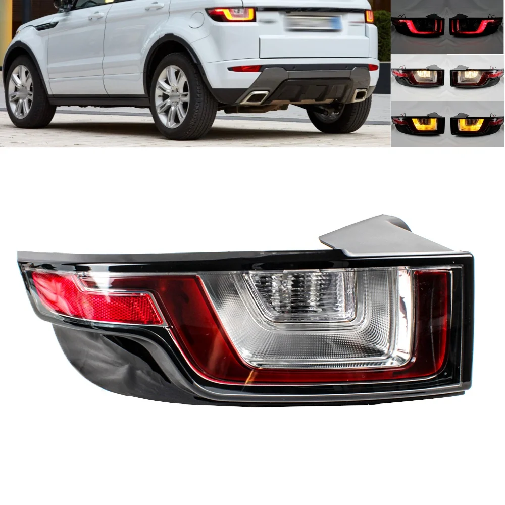 

Left Side LED Tail Lights For Land Rover Evoque 2016 2017 2018 2019 car accessories Rear Lamp LR072649