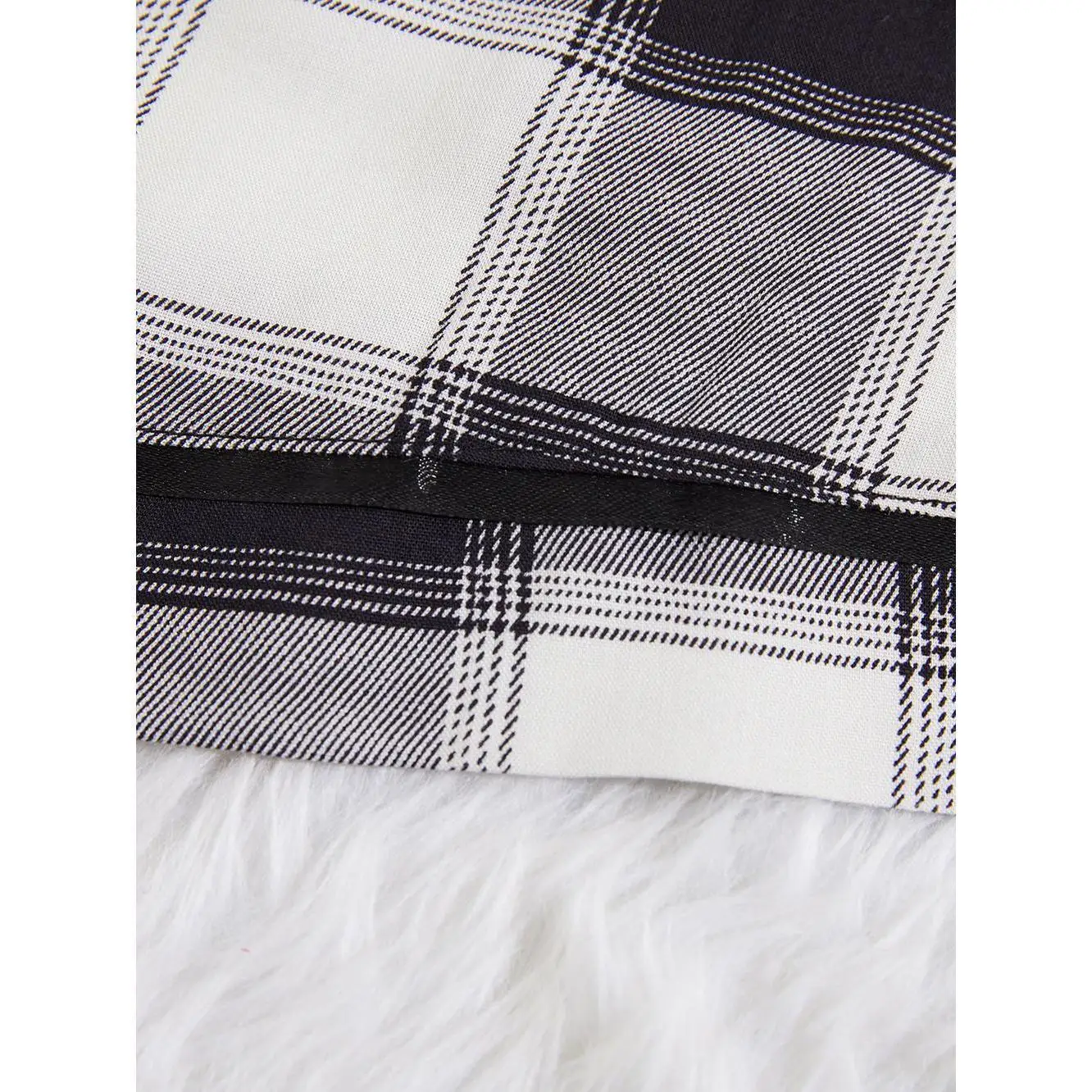 

Hot Selling Women's Sleeping Shorts, Checkered Bottoms, Summer Drawstring Home Pants