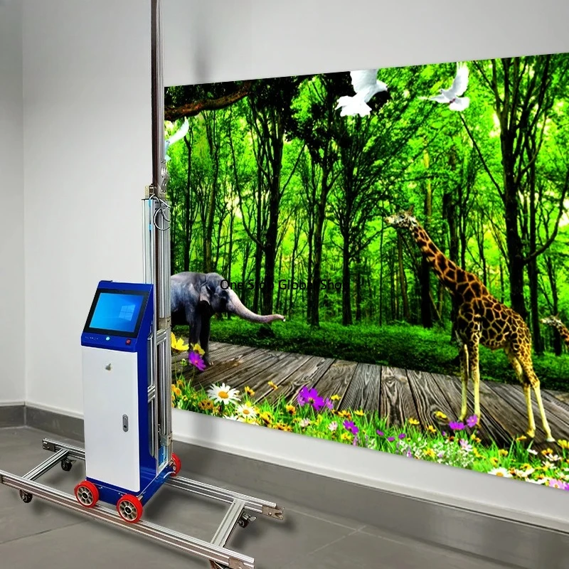 Uv 3d Printer Machine Eco Friendly Printer Background Painting Digital Varnish Inkjet Printing Machinery