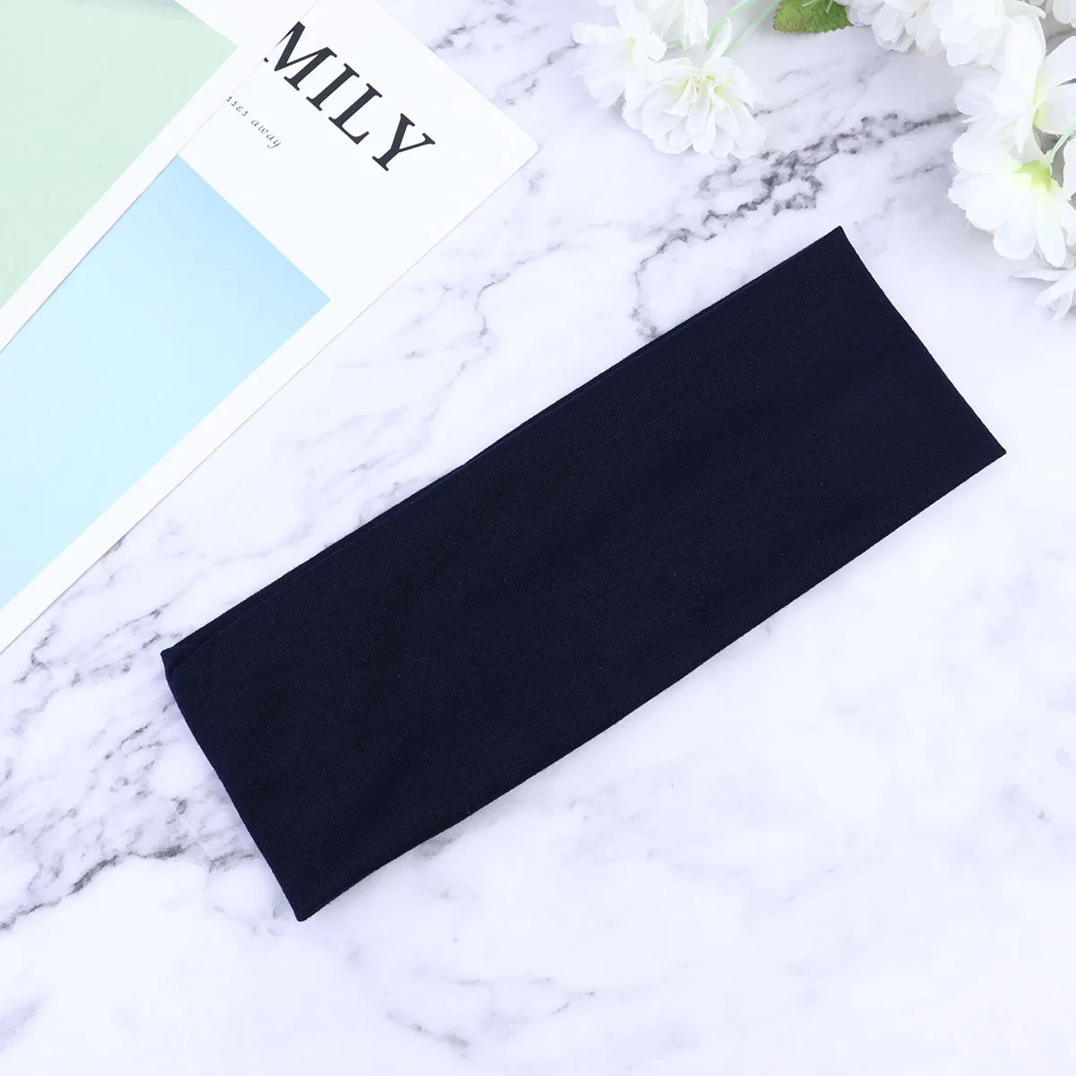 

5Pcs Yoga Headbands for Women Sweat Absorbing Wide Fit Hair Band Running Sports Exercise Spa Facial Workout Reusable Dryer