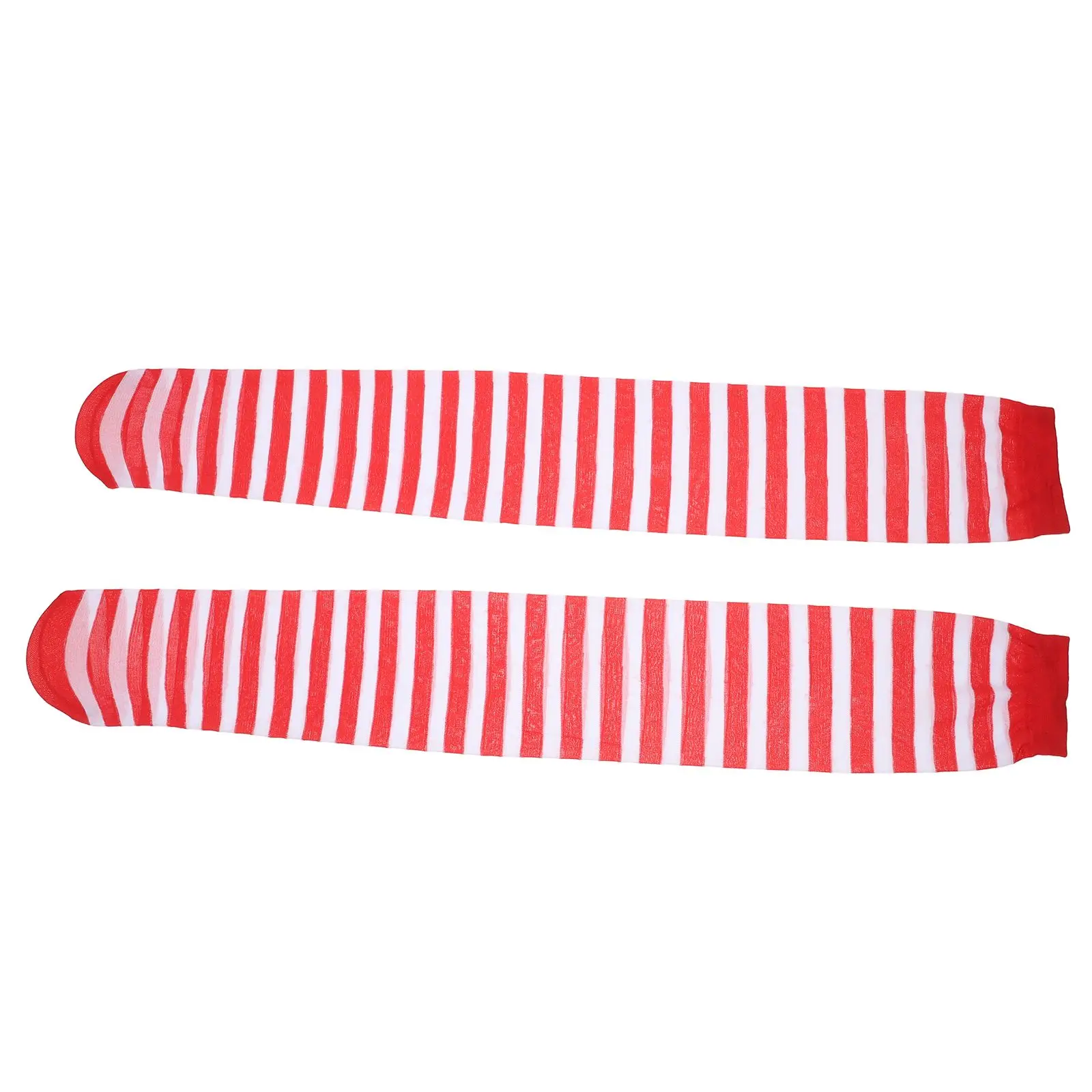for Women Christmas Stocking Child Costumes Kids Girls Socks Red and White Stockings