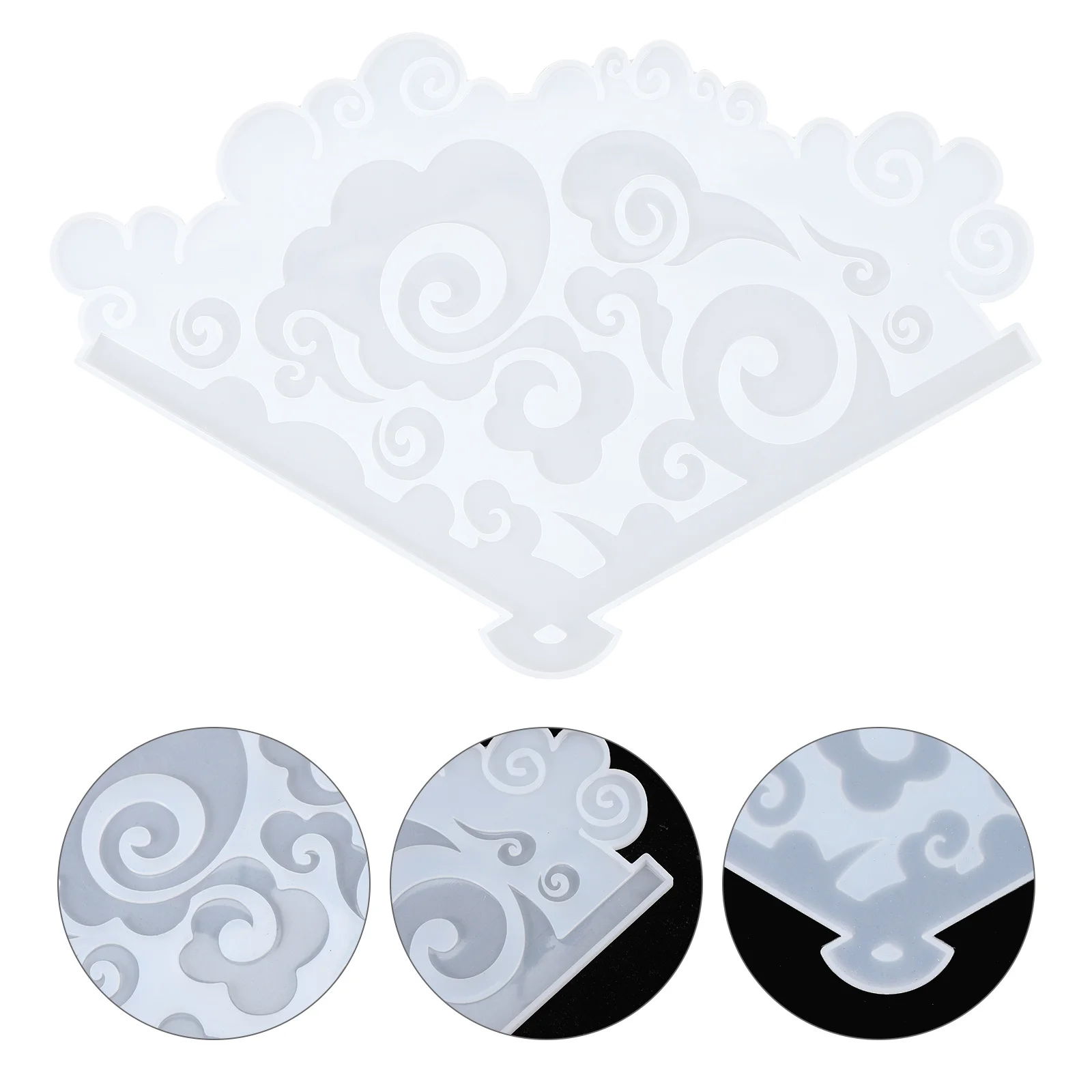 

Fan Mold Making Resin Molds Craft Decor Silicone Silica Gel Manual Casting Handcraft