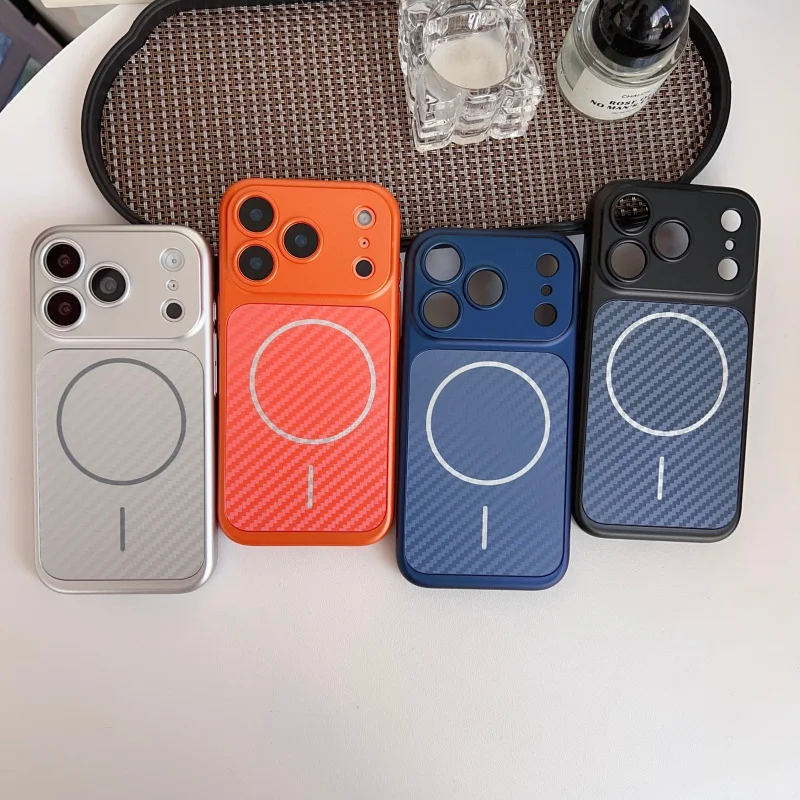 

for iPhone 17 Pro Max Case, Compatible with MagSafe, Ultra-Slim Case with Caseless Touch Feeling,Aramid Fiber Woven