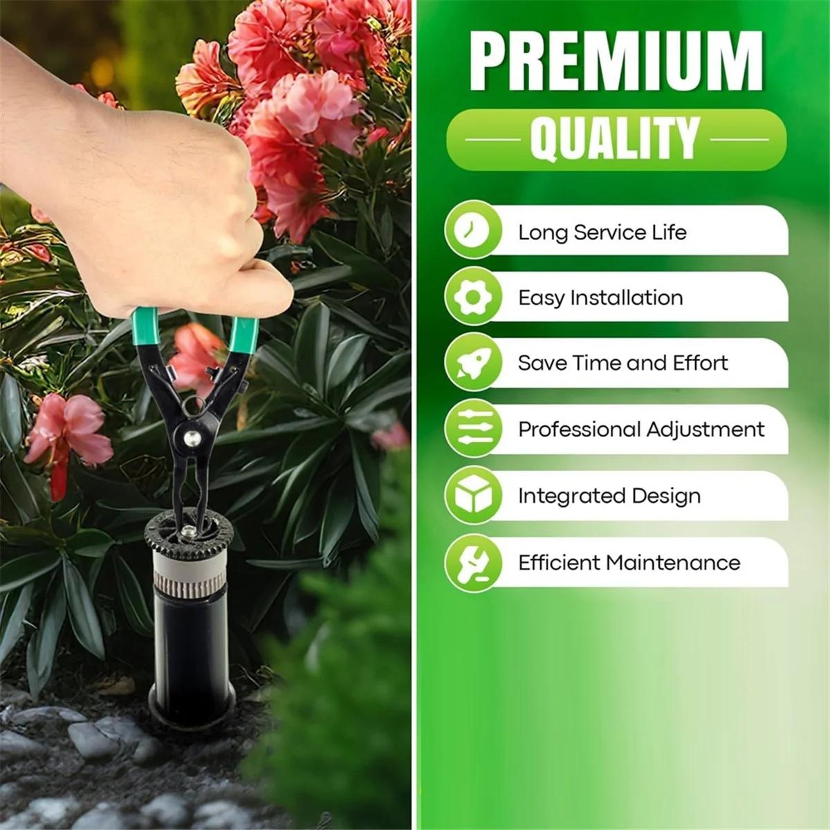 أداة سحب الرأس A83Z لـ PTC1-أداة سحب رأس الرش وأداة إصلاح لصيانة الري باللون الأخضر #4