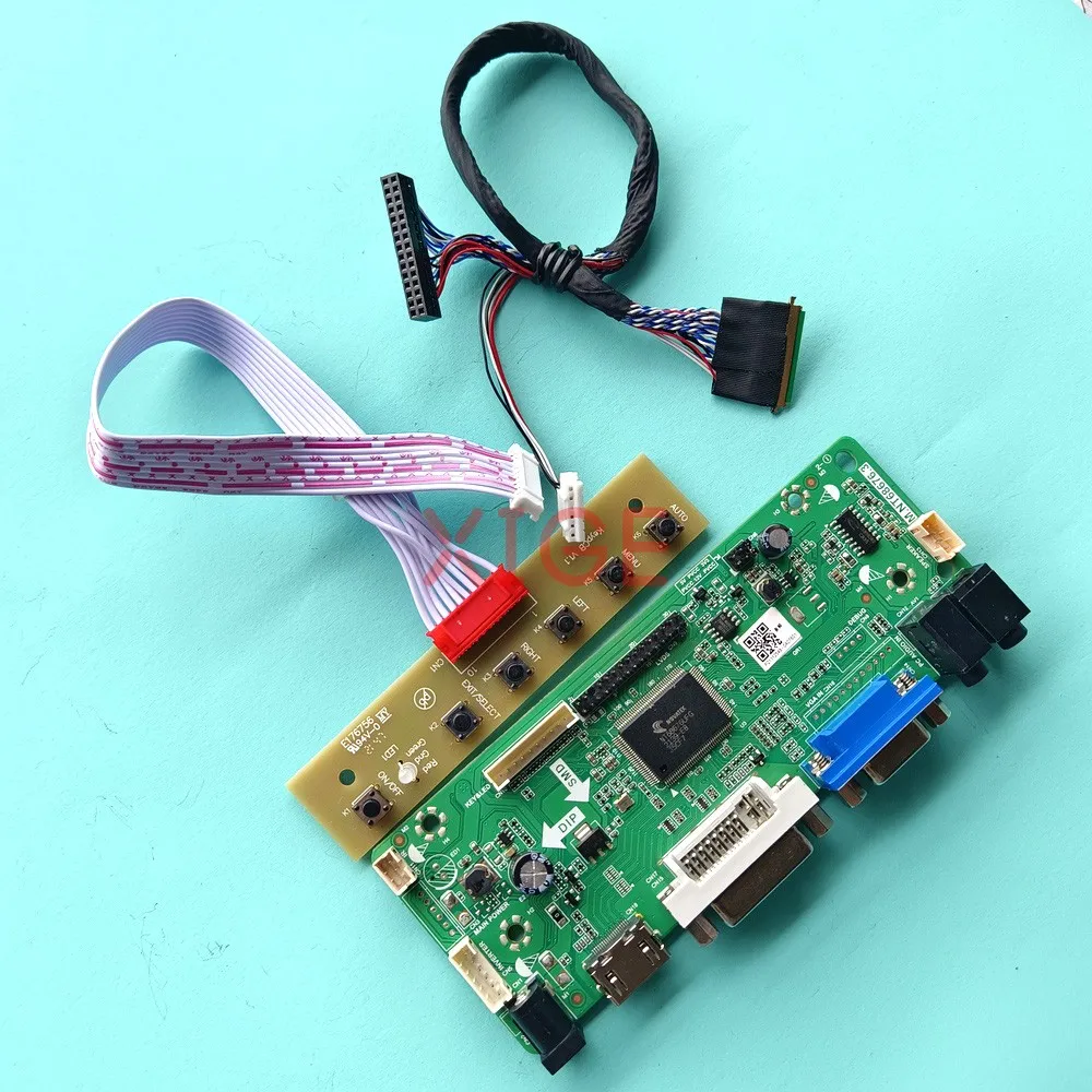 

Плата драйвера контроллера DIY Kit для B140XW01 V0/V8/VB B140XW04 V0 1366x768 матрица ноутбука LVDS 40 Pin 14 "HDMI-совместимый DVI VGA
