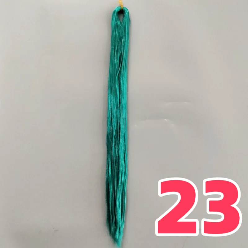 Bjd-Puppe, 80 cm, Haar, rohe Synthese, Milchseide, Anti-Mohair-Perücke, gefälschter Handhaken, Transplantationsmaterial, weiche Puppenperücken