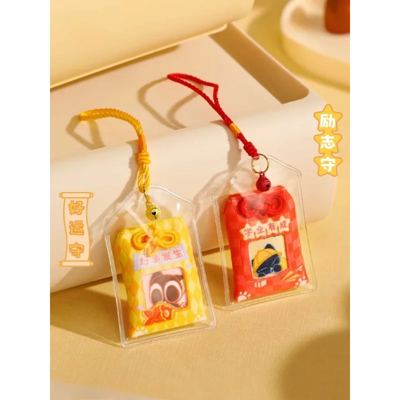 Original The Legend of LUOXIAOHEI Blessing Amulet Bag Cartoon Good Luck Blessing Pendant Accessories Anime Peripheral Toys Gifts