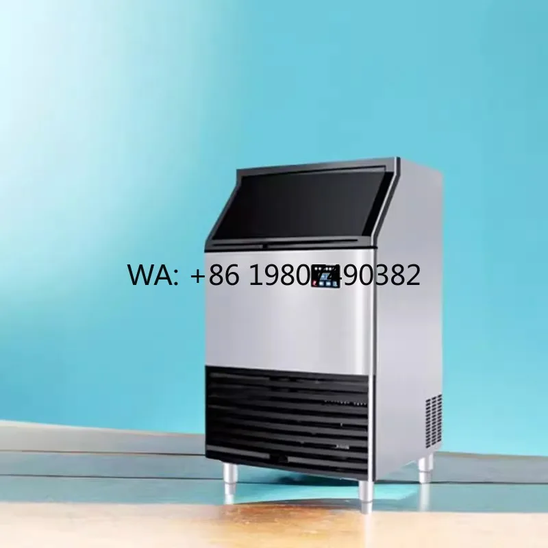 

Automatic Commercial Ice Maker, PLC Control System, 65KG Storage Capacity, High-efficiency Ice Machine for Catering Business