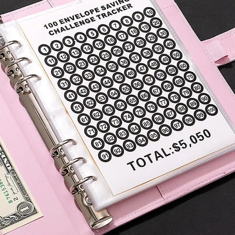 مغلف يدوي لتوفير المال ، وتوفير المال ، الموثق الميزانية ، طريقة سهلة وممتعة ، 100 المغلف
