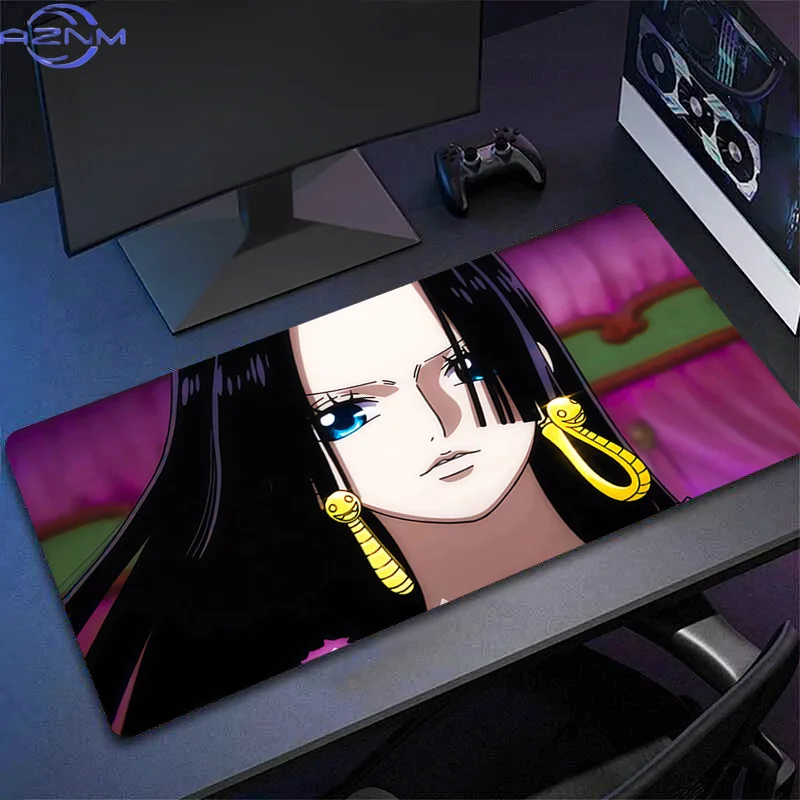 Large Gaming Mousepad O-ones P-piece Boa Hancock Mouse Pad Computer Mouse Mat Desk Pads PC Multisize Keyboard Mats Table Rug