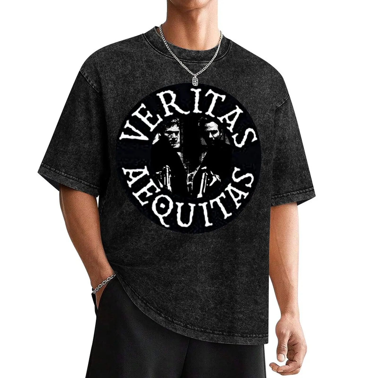 Veritas - Aequitas Saints Tribute T-Shirt rapper graphic tees sublime graphic t shirts mens designer clothes