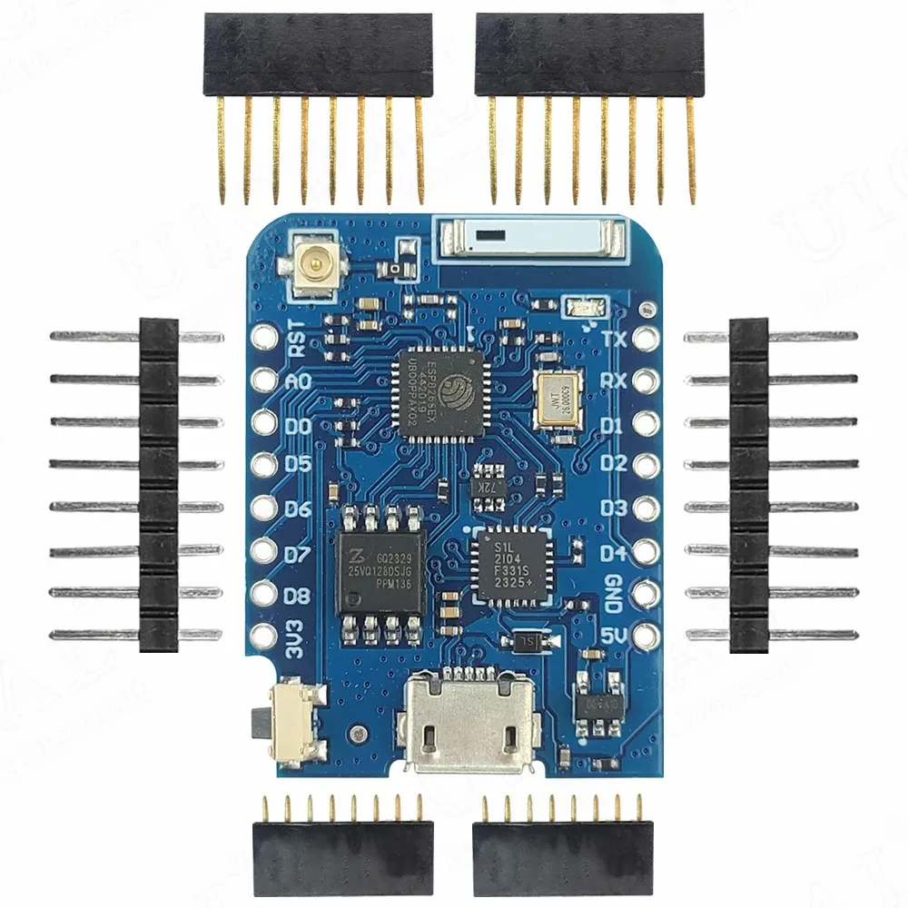 MINI D1 PRO Upgraded ESP8266 Development Board Wifi Module with IPEX Port 16MB Flash D1-MINI USB Micro Serial Port CP2104 16Pin