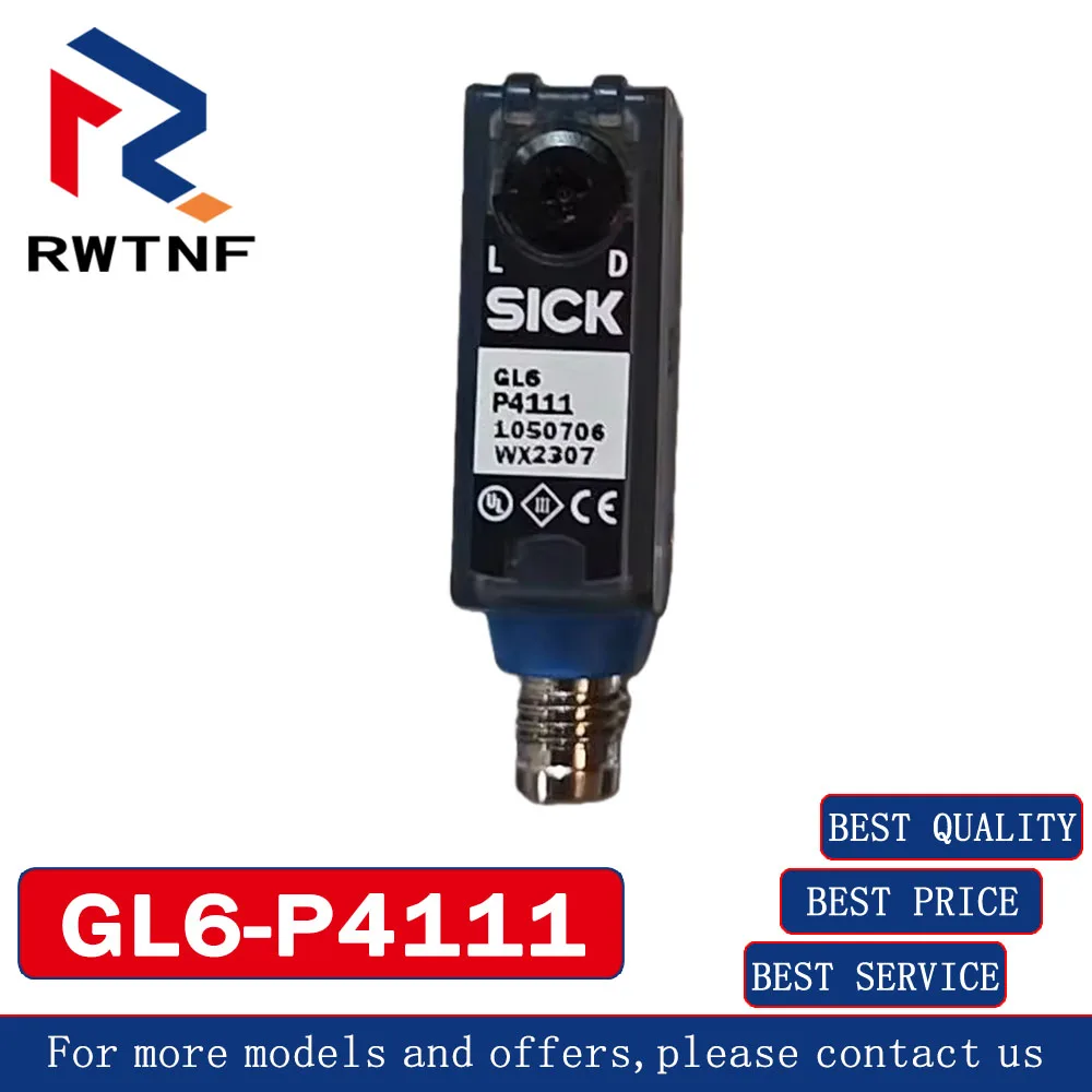 Sensore interruttore fotoelettrico SICK GL6-P4111 originale nuovo di zecca, magazzino originale al 100%