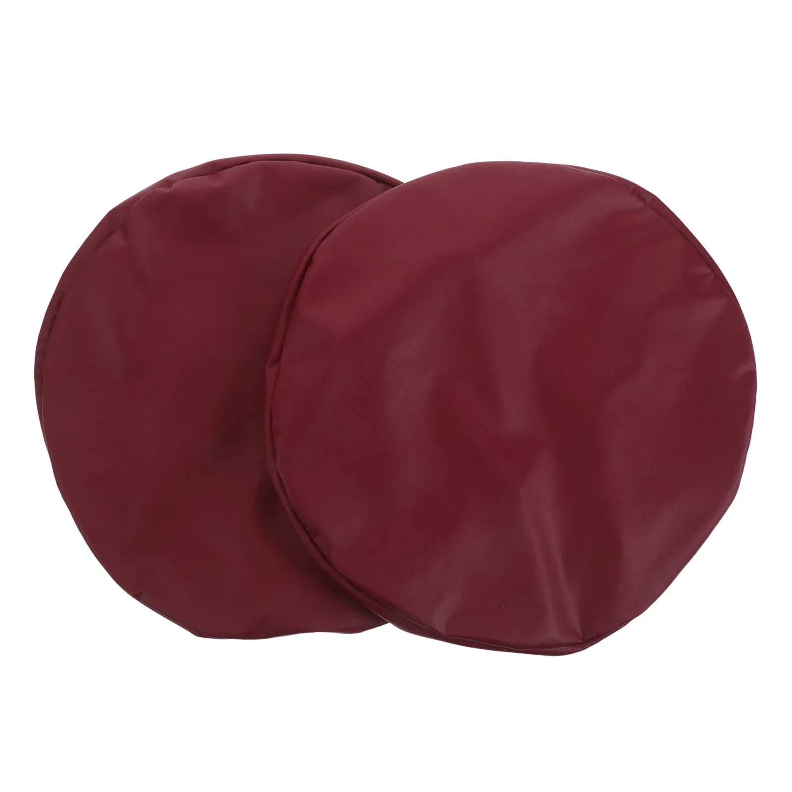 2Pcs Waterproof Round Barstool Seat Covers 12-15 Inch Bar Chair Cushion Cover Outdoor Kitchen Washable Removable Padded Cover view 3