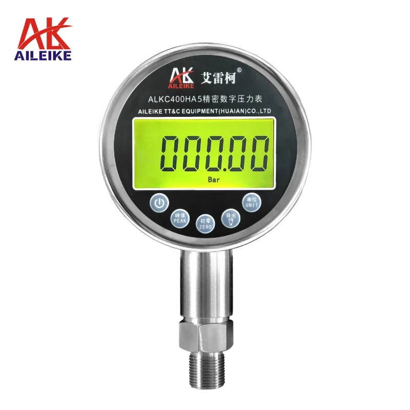 

AILEIKE ALKC400HA5 Precision digital pressure gauge high precision digital display pressure gauge 0.5% F.S Standard Gauge