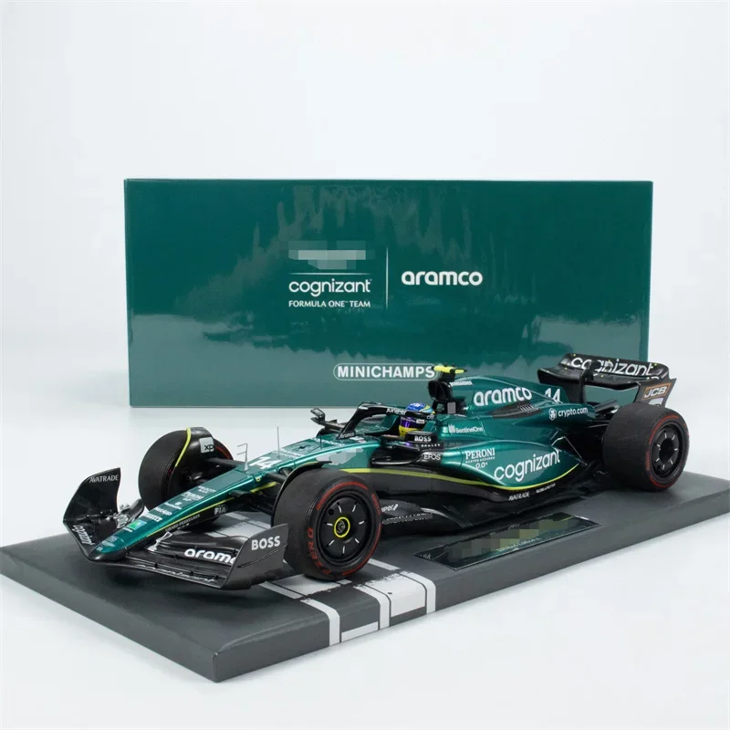 MINICHAMPS 1:18 ARAMCO COGNIZANT F1 TEAM #14 FERNANDO ALONSO AMR23 2023 3RD AUSTRALIAN GP / Saudi Arabia Model Car