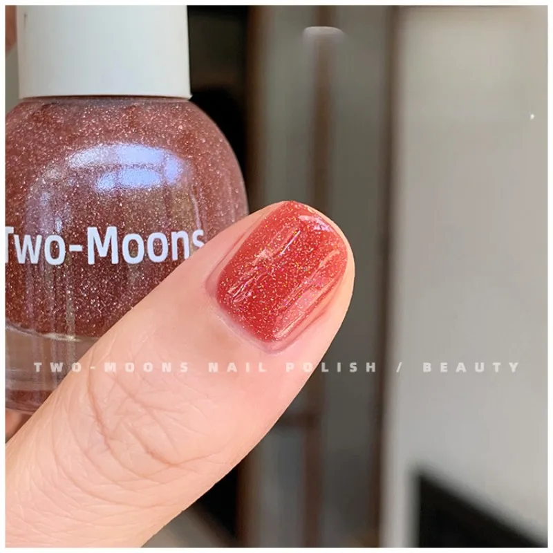 Pink Gradient Luminous Cute Glitter Nail Polish Water-based Peel Off No Bake Glitter Prince and Rose Nordic Aurora Durable