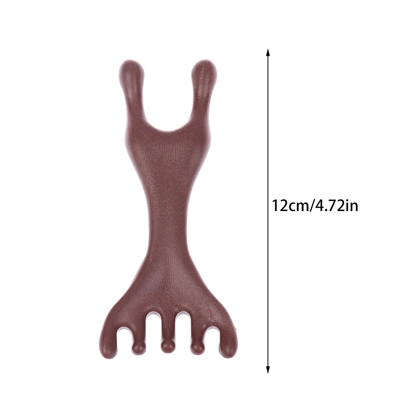 1PC Wide Tooth Comb Wood Body Meridian Massage Acupuncture Therapy Guasha Tool for Face Eye Shoulder Neck Blood Circulation