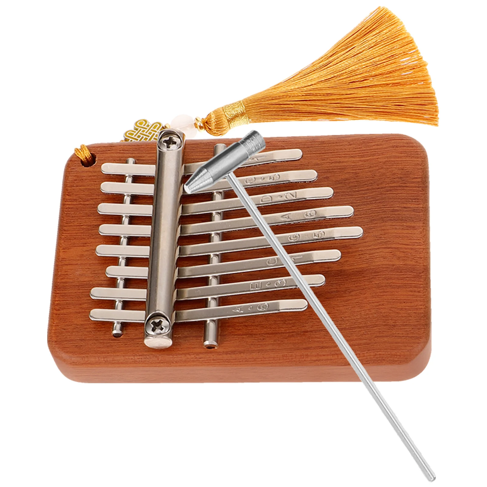 بيانو كاليمبا مكون من 17 مفتاحًا، أداة إصبع خشبية محمولة للمبتدئين، هدية موسيقية صغيرة، ممارسة خفيفة الوزن