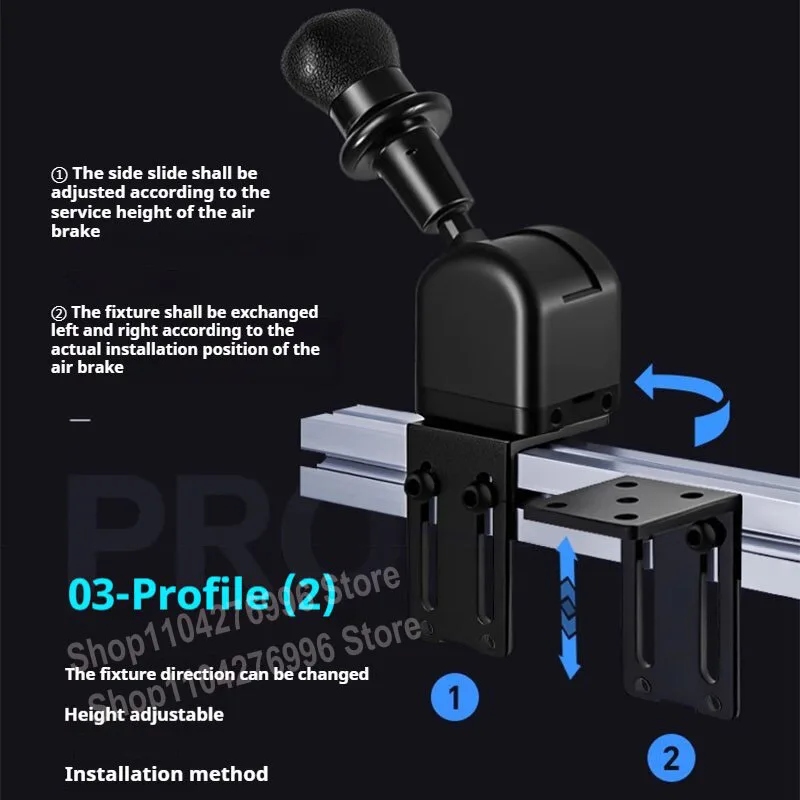 Simulated Racing Car Air Brake Truck Game Air Brake Sound Effect PC-USB For ETS2 European/American Truck Fo Logitech G27 G29 view 4