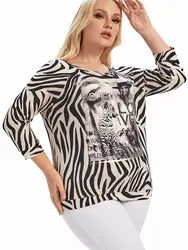 Womens plus size woven round neck shirt belongs to the category of womens clothing