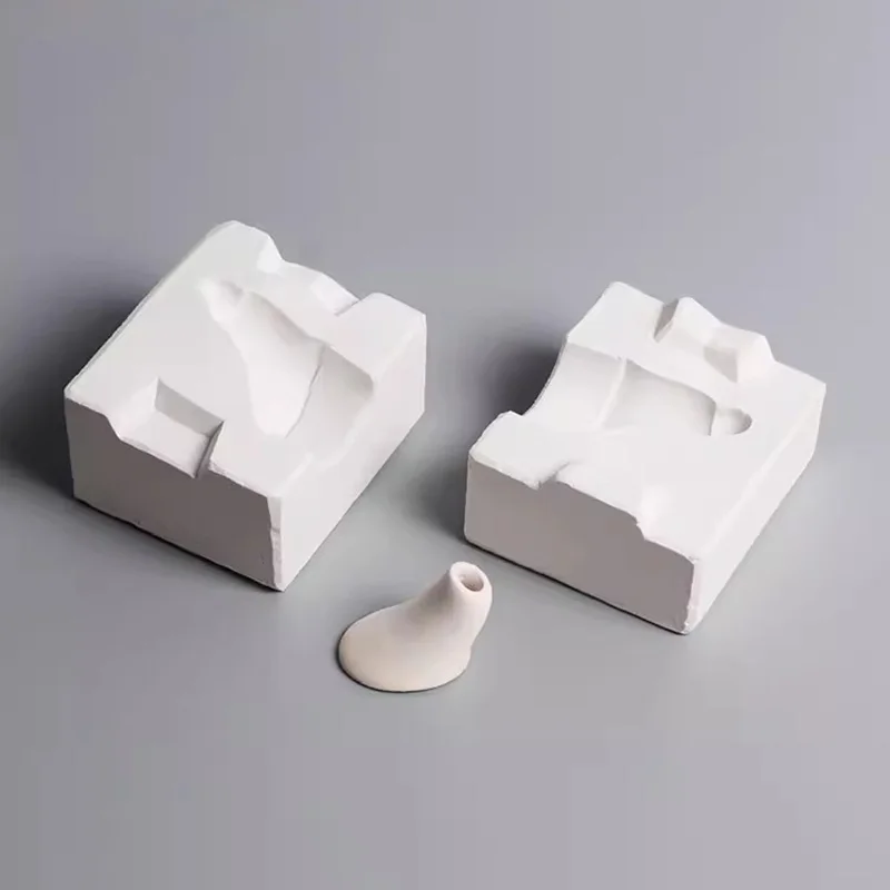 Imagem -01 - Molde de Gesso Cerâmico Moldes de Gesso para Cerâmica Argila Copos de Café Bules Handle Shaper Tools molde de gesso ceramico moldes de gesso para ceramica argila copos de cafe bules handle shaper tools 01