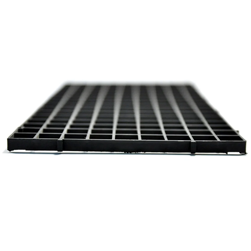 

4Pcs Fish Tank Grid Plate Aquarium Filter Board Black 8 Clamps Separate Aggressive Weak Fish Improve Survival Rate