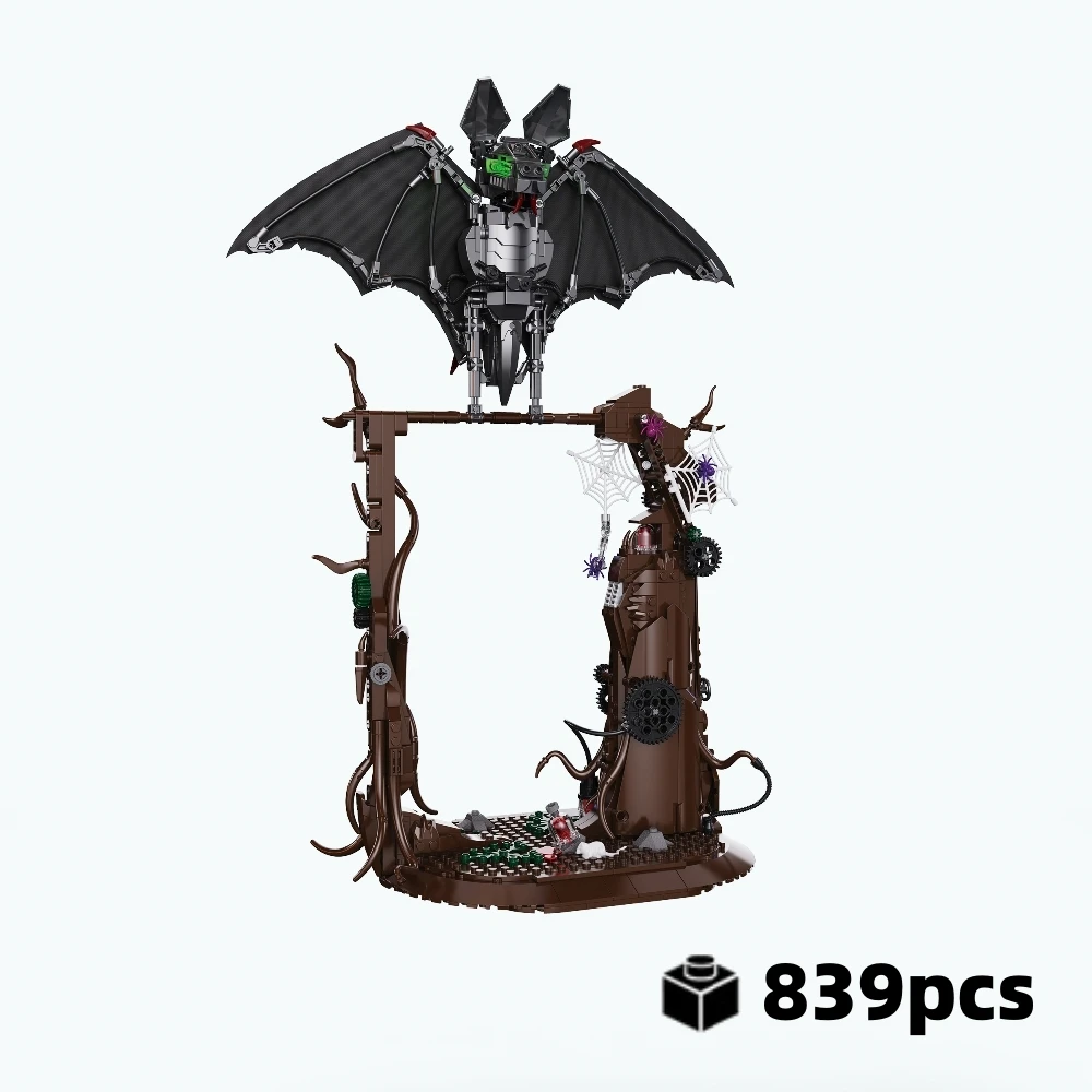 

MOC Style Mechanical Bionic Bat Movable Building Set Creative Technical Assembly Bricks Gift Adults Kids Holiday Building Blocks