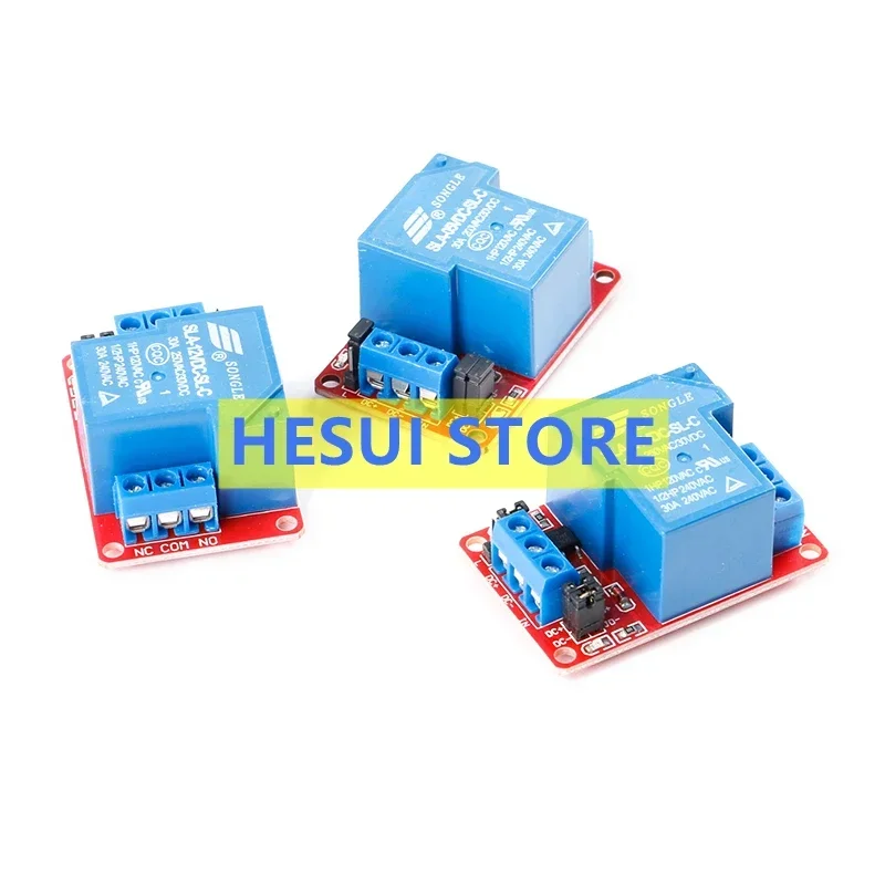 5V/12V/24V relay module 1 30A with optical coupling isolation supports high and low level triggering high power