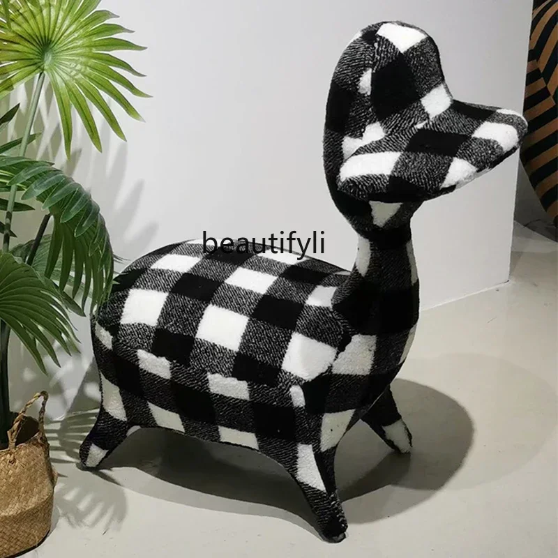 Chair designer sofa chair creative leisure special-shaped animal lazy stool ornament