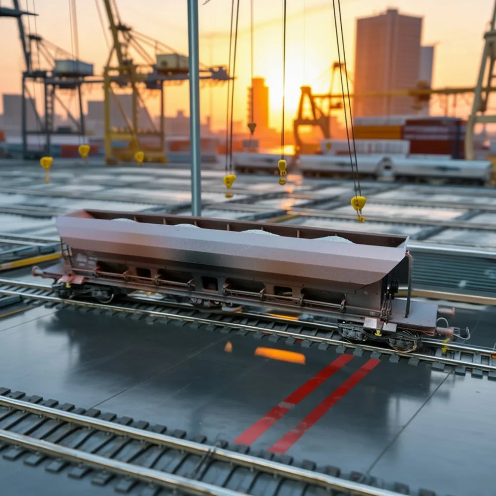 Model kolejowy ROCO HO skala 1/87, numer 77915, postarzany wagón wywrotka do węgla/wagón towarowy, 1 wagón, zabawka dla chłopców, prezent.