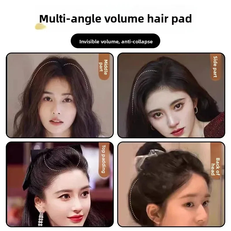 Invisible Hair Pad Women's Styling Hair Accessories Volumizing Hair Root Lift Hair Clip Sponge Pad Bangs Hairpiece Fake Hair