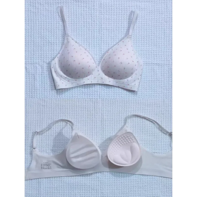 popular comic chest expansion underwear women's removable pad small chest A becomes C thickened gathering large seamless bra