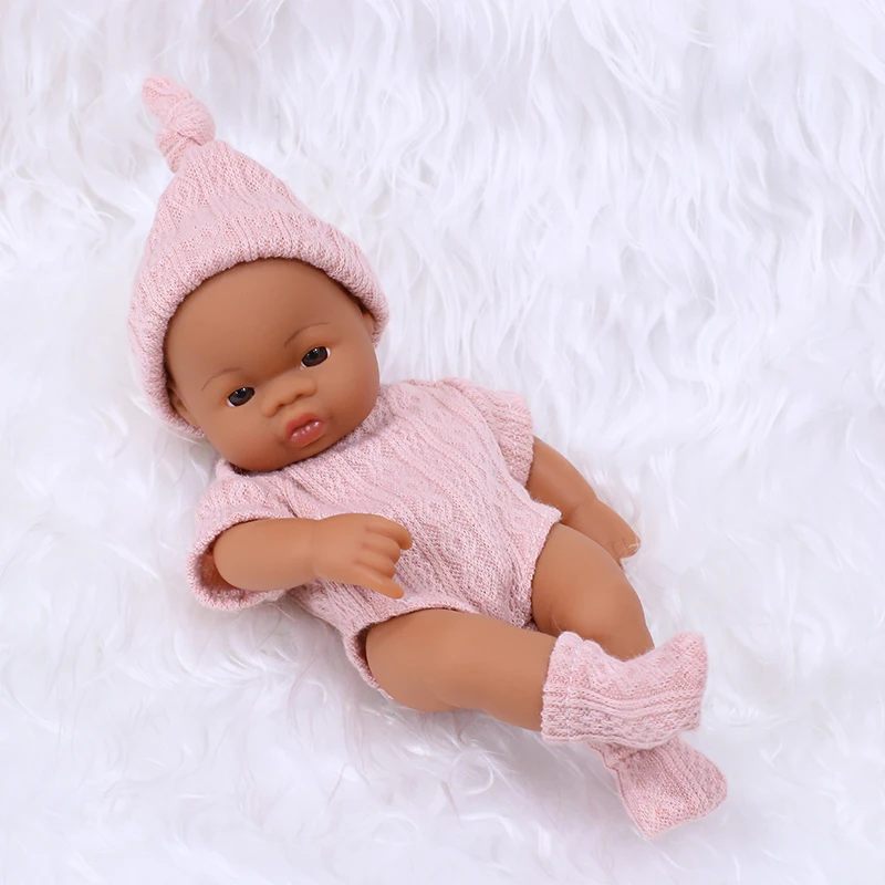 20cm Doll 7.87inch Washable Reborn Dolls Full Body Soft Full Vinyl Reborn Dolls Cute Realistic Room Decor Toy Kit for Gift Toys