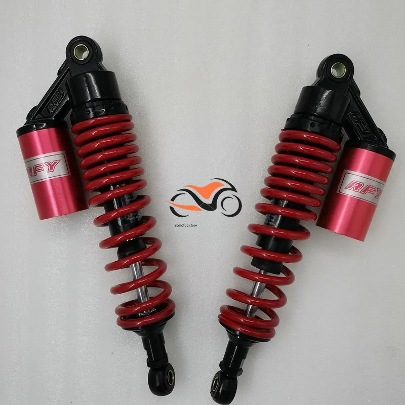 

360MM 8mm spring Motorcyc Shock Absorbers for Honda CB1300 CB1000 XL175 Yamaha Suzuki Kawasaki Z1300 ZRX1200 ZRX1100 Black Red