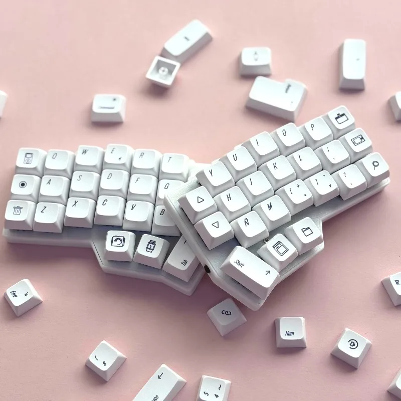 

Spain Keycap CorneV4.1 Split Keyboard Hot Swap Wired Horn Gaming Keyboard Kit Korean Bee Keycap MX Switch RGB QMK Vial Keyboard