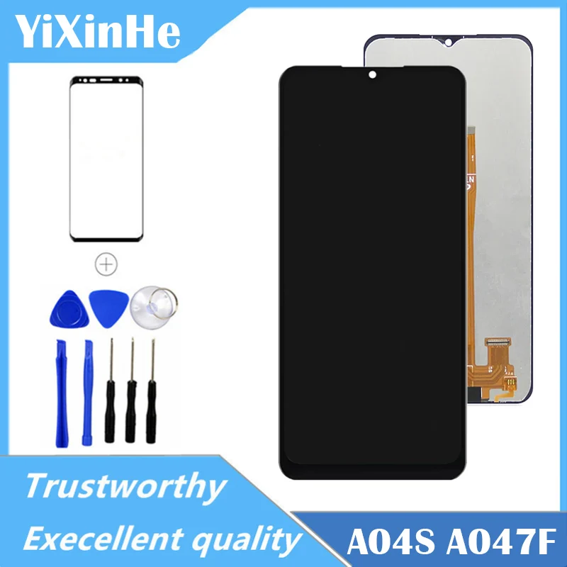 

tested A04S LCD with frame For Samsung A04S SM-A047F, SM-A047F/DS, SM-A047F/DSN Lcd Display Touch Screen Digitizer