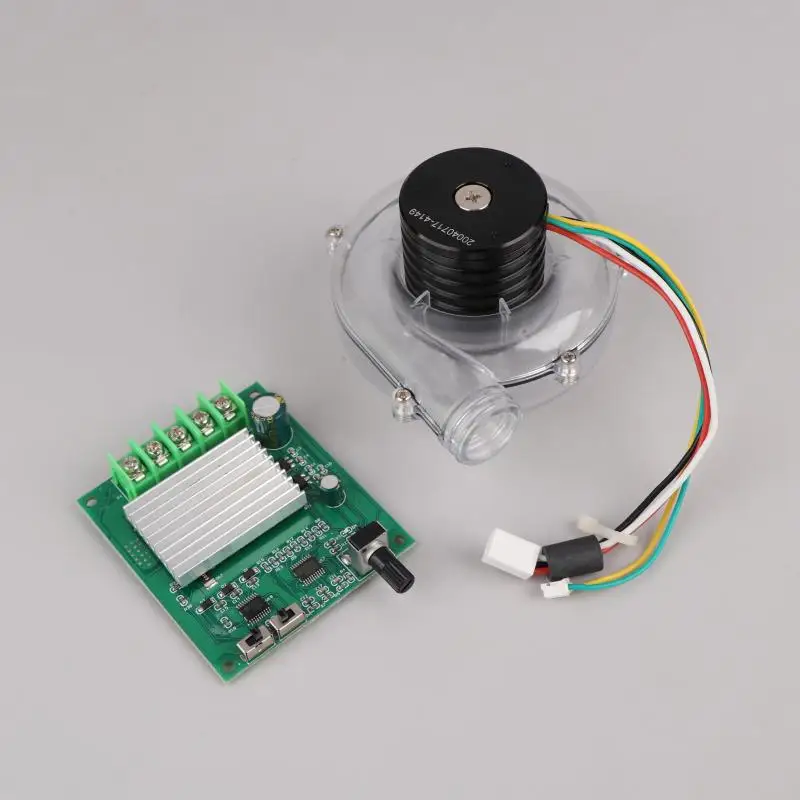 Mini motore brushless con rotore interno da 39 mm DC 12V-24V Riparazione motore ventola a turbina ad alta velocità trifase silenziosa