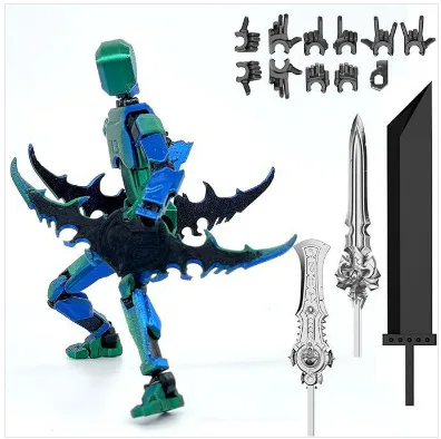 3D-Gedruckte T13 Actionfigur Mehrgelenkig Beweglicher Titan 13 Lucky Dummy Nova Roboter Actionfigur Geschenke – Detail 16