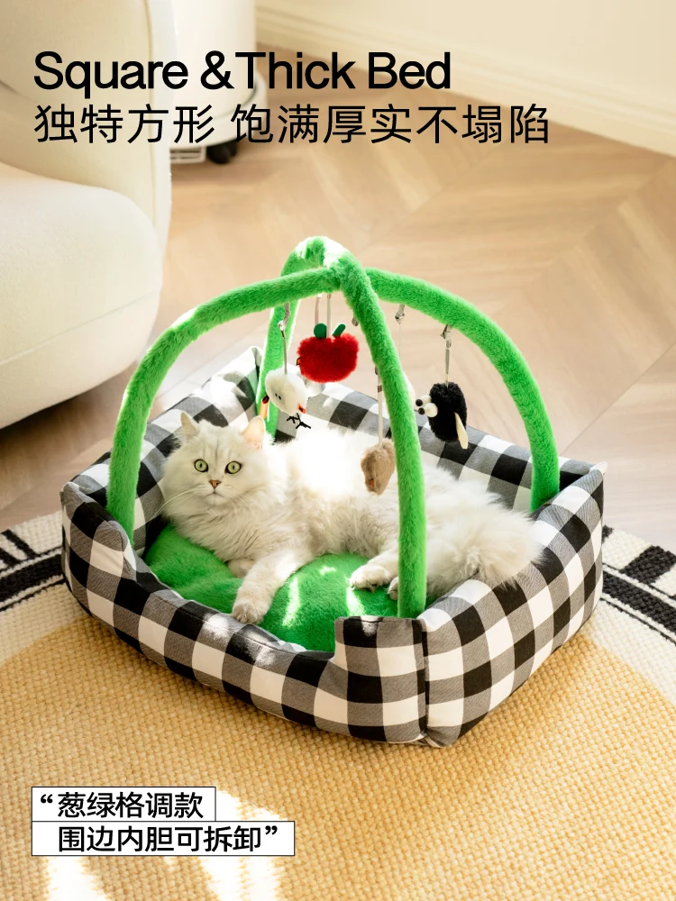 Cat Nest Four Seasons Universal Cat Pet Bed Kitten Pet Supplies Dog Kennel Dog Bed Puppy Teddy Mattress Small Dog