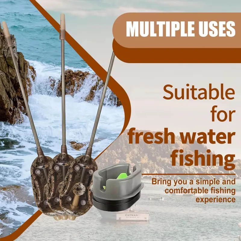 مغذيات سمك الشبوط سريعة التغيير: 5 أوزان مضادة للتشابك (20 جرام، 30 جرام، 40 جرام، 50 جرام، 60 جرام) لصيد الأسماك طويل المدى