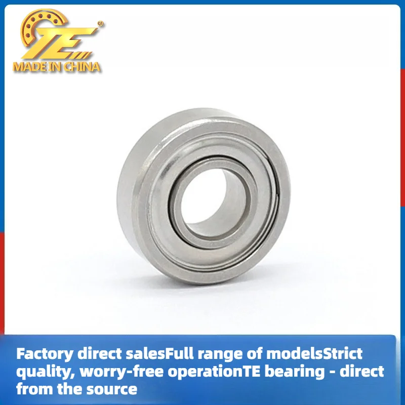 Miniature 440 stainless steel SR4ZZEE non-standard deep groove ball bearings 6 * 16 * 5.7mm production and processing