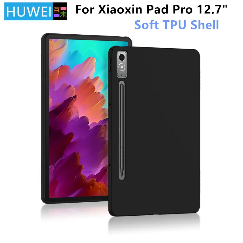 HUWEI Soft Case For Lenovo Xiaoxin Pad Pro 12.7 12.6 Inch Silicon TPU Shell for Lenovo Tab P12 12.7