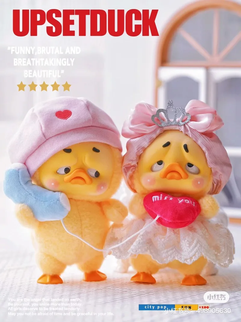 Anime Upsetduck 2 Generation Plush Doll Caja Ciega Girl Caixa Misteriosa Birthday Gift Model Toys Cute Figure Toys