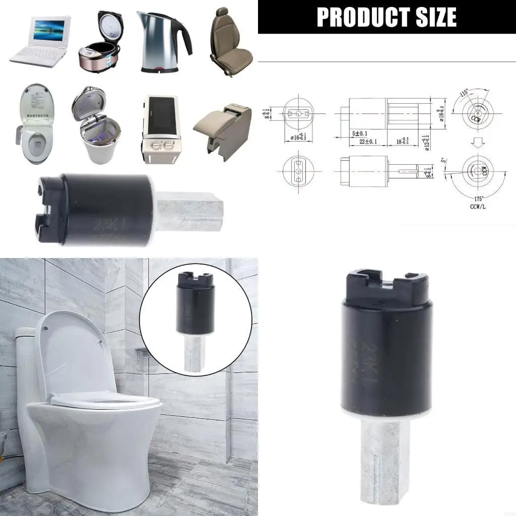  Sturdy Zinc Alloy Slow Down Hinges Ensures Silents Lid Closures Daily Use