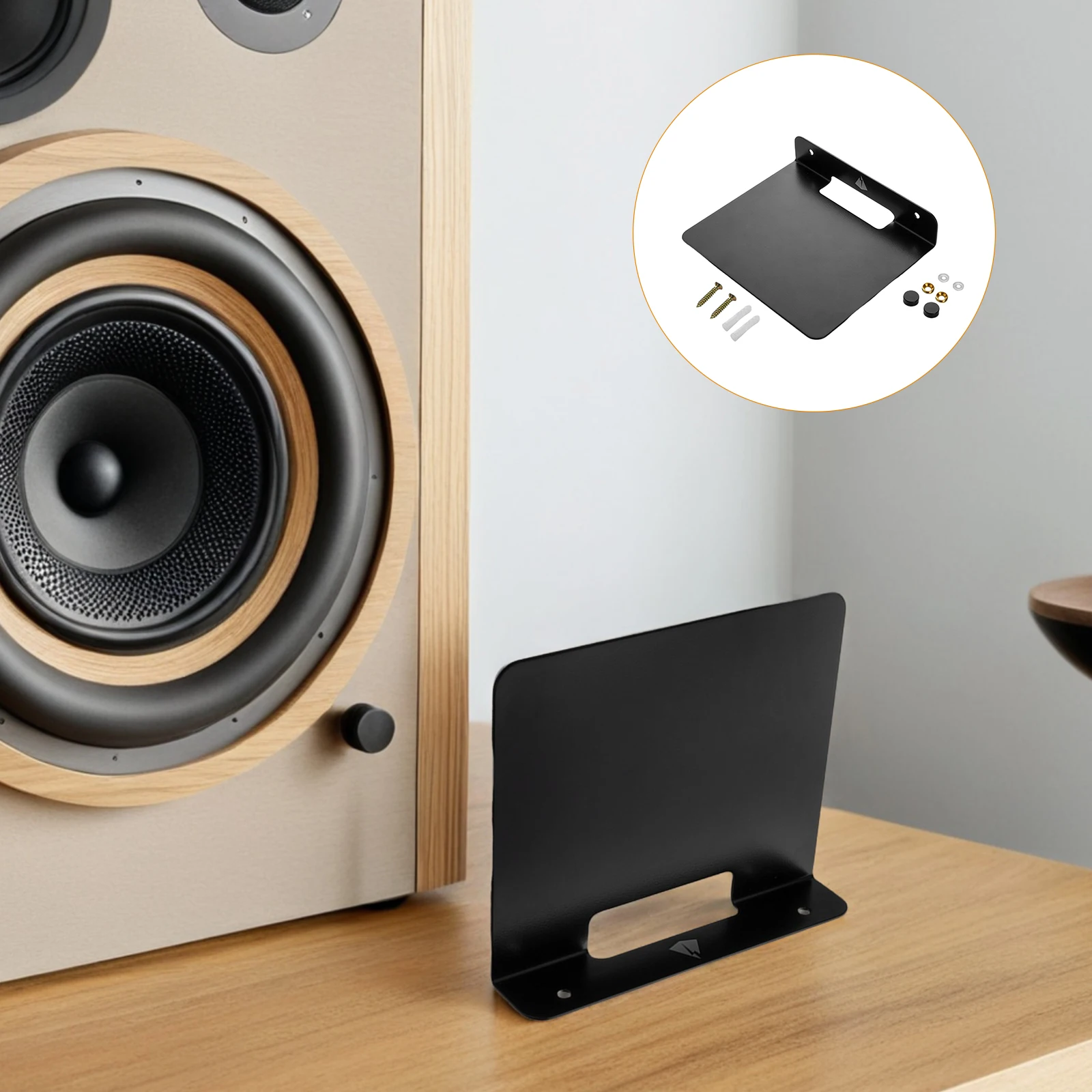 

Speaker Bracket Wall Mounted Heavy Duty Metal Universal Holder For Home Bathroom Bedroom Storage Organizer Audio