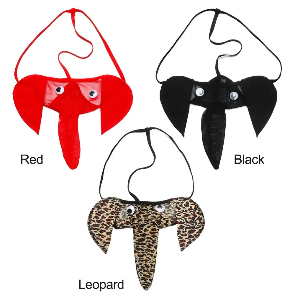 Panties T-back Lingerie Briefs Underwear Elephant Thong G-string