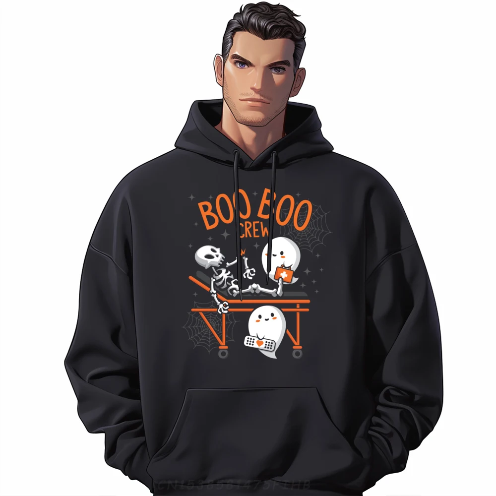 Boo Boo Crew Ghost Doctor Paramedic EMT Nurse Halloween Pink Graphic Tees New New In Tops & Tees Figures