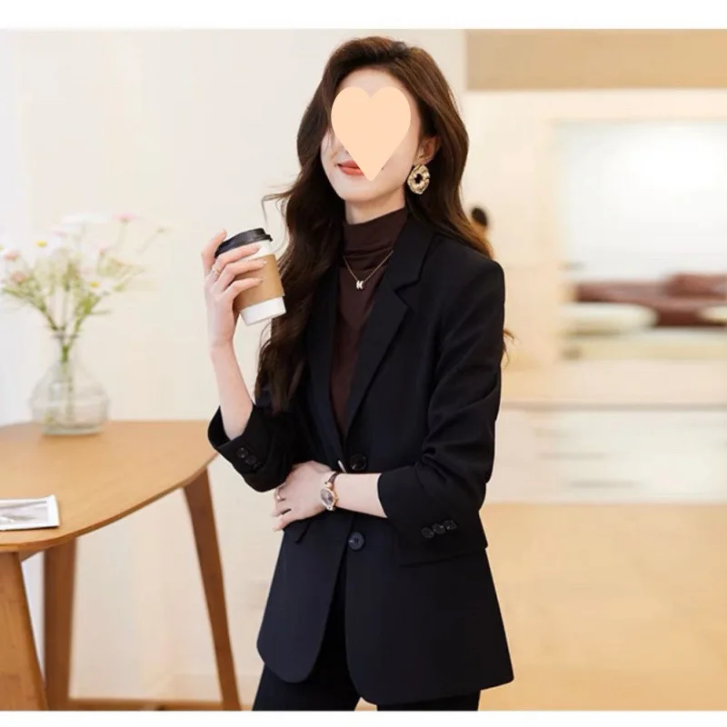 Giacca da donna primavera e autunno nuovo temperamento casual coreano e abito versatile alla moda